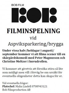 Filmning Aspviks Brygga